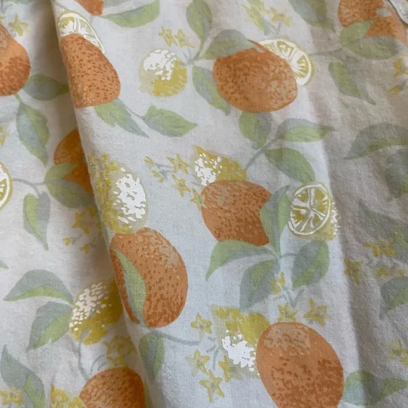 Vintage Lanz of Salzburg citrus print flowy summer house dress - Picture 11 of 16